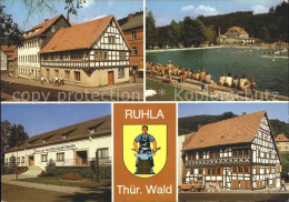 72112915 Ruhla Carl Gareis Str Waldbad Haus Der Fahrzeugelektriker Heimatmuseum  - Autres & Non Classés