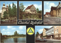 72112894 Clausthal-Zellerfeld Kirche Jugendherberge Strassenpartie See Clausthal - Clausthal-Zellerfeld