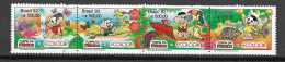 Brasil 1992 Turma Da Mónica Ecologia-Conferência Da ONU Sobre O Meio Ambiente E Desenvolvimento RHM  C1801-C1804 - Unused Stamps