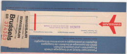 Swissair - Geneve Bruxelles - Passenger Ticket - 1970 - Europa