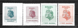 Brasil 1994 Comprovante De Franqueamento Nacional RHM 706-709 - Nuovi
