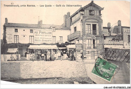 CAR-AAFP5-44-0390 - TRENTEMOULT, Près NANTES - Les Quais - Café Du Débarcadère - Nantes