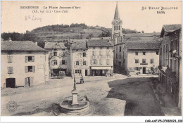 CAR-AAFP5-43-0376 - ROSIERES - La Place Jeanne-d'arc - Hotel Du Midi - Autres & Non Classés