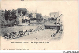 CAR-AACP7-49-0546 - DOUE-LA-FONTAINE - Les Fontaines, Lavandieres - Carte Vendue En L'etat - Doue La Fontaine