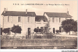 CAR-AAAP5-46-0354 - LAMOTHE FENELON - Le Groupe Scolaire Et Le Mairie - Andere & Zonder Classificatie