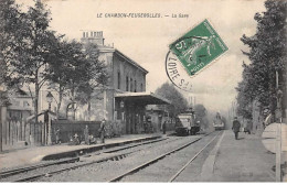 42. N° 54894.le Chambon Feugerolles.la Gare.train.locomotive - Le Chambon Feugerolles