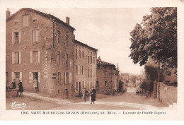 42 .n° 107227 . Saint Maurice De Lignon .cafe .la Route De Pontde Lignon . - Autres & Non Classés