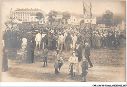 CAR-AASP8-0582 - FRANCE - CARTE PHOTO - ANGERS - PHOTO DE GROUPE.LA GARE - Angers