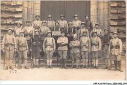 CAR-AASP8-0578 - FRANCE - CARTE PHOTO - BLOIS - PHOTO DE SOLDATS EN GROUPE.MILITAIRES - Blois