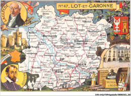 CAR-AAQP3-0232 - AIGUEBELLE - LOT-ET-GARONNE - Formé En 1790 De Parties De La Guyenne Et De La Gascogne - Autres & Non Classés