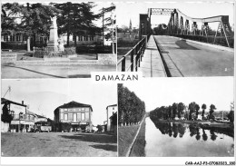 CAR-AAJP3-47-0269 - DAMAZAN - Multi-vues - Monument Aux Mort, Le Pont De Saint-Léger - Damazan