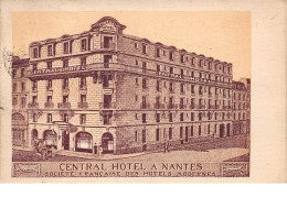 44  .  N° 202254   .    NANTES . CENTRAL HOTEL - Nantes