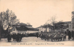 47.n°55919.buzet Sur Baise.inauguration Du Monument.le Cortège.pas Courante - Autres & Non Classés