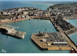 50 . N° 101930 . Cpsm .10x15 Cm .granville .le Port Et Le Bassin Des Yatchs .vue Aerienne . - Granville