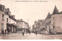 49 .n° 107292 . Doue La Fontaine .cafe Au Bon Diable .epicerie .place De L Hotel De Ville . - Doue La Fontaine