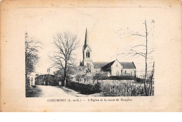 47 . N°205521. Cocumont. L'église Et La Route De Bouglon - Andere & Zonder Classificatie