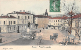 47 .n° 109860 . Nerac . Attelage . Place Normandie .gendarmerie Nationale . - Nerac