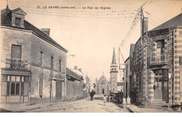 44 .n° 109841 . Le Gavre . La Rue De L Eglise . Voiture . - Sonstige & Ohne Zuordnung