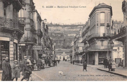 47 .n° 108519 . Agen . Grande Pharmacie Domergue .hotel Restaurant .boulevard President Carnot .en L Etat .plie . - Agen