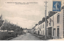 44 .n° 108505 . Montoir De Bretagne . Attelage .buvette .rue De Saint Nazaire . - Autres & Non Classés