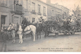 44 .n° 108503 . Vallet . Fete Du 2 Octobre 1905 .char De La Rosiere . - Andere & Zonder Classificatie