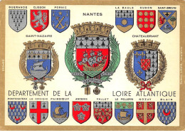 44 - LOIRE ATLANTIQUE - SAN23489 - Armoiries Des Départements De Loire Atlantique - CPSM 15X10,5 Cm - Autres & Non Classés