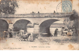 41 - Salbris - SAN20496 - La Sauldre - Le Pont - Lavandière - Salbris