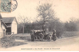 45 - MONTARGIS - SAN29692 - En Forêt, Route De Paucourt - Voiture - Montargis