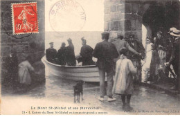50 - LE MONT SAINT MICHEL - SAN30640 - L'Entrée Du Mont St Michel En Temps De Grandes Marées - Le Mont Saint Michel