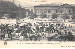 43 - LE PUY - SAN25405 - Un Coin De La Foire Des Chevaux - Place Michelet - Le Puy En Velay