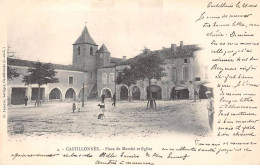 47 - CASTILLONNES - SAN32090 - Place Du Marché Et Eglise - Andere & Zonder Classificatie