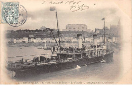 50 - GRANVILLE - SAN38780 - Le Port, Bateau De Jersey "Le Victoria" - Granville