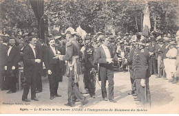 47 - AGEN - SAN37348 - Le Ministre De La Guerre André à L'Inauguration Du Monument Des Mobiles - Agen