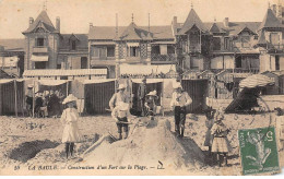 44.AM18588.La Baule.N°59.Construction D'un Fort Sur La Plage - La Baule-Escoublac