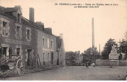 44.AM18596.Fégréac.N°22.Place De L'église, Vers La Cure.Le Mémorial 1914-1918 - Autres & Non Classés