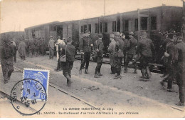 44 - NANTES - SAN34567 - Ravitaillement D'un Train D'Artillerie à La Gare D'Orléans - Train - Nantes
