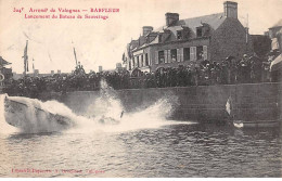 50 - BARFLEUR - SAN52844 - Lancement Du Bateau De Sauvetage - Arrt De Valognes - Barfleur
