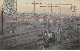 42 - SAINT CHAMOND - SAN47409 - Vue Générale Des Aciéries De La Marine - La Cheminée Des 103 Mètres - Saint Chamond