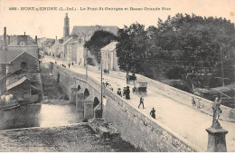 44 - NORT S/ERDRE - SAN44833 - Le Pont St Georges Et Basse Grande Rue - Nort Sur Erdre