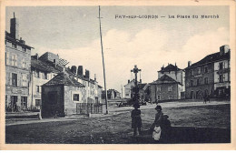 43 - FAY SUR LIGNON - SAN46235 - La Place Du Marché - Autres & Non Classés