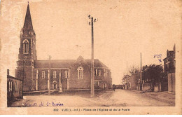 44 - VUE - SAN46253 - Place De L'Eglise Et De La Poste - Andere & Zonder Classificatie