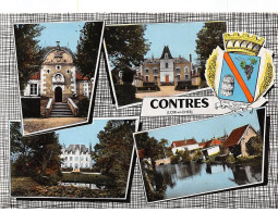 41 . N° Kri10760 . Contres . Multivue  .n° Lu 3  . Edition Combier . Sm 10X15 Cm . - Contres