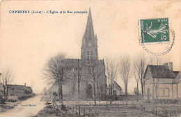 45-AM21868.Combreux.Eglise Et Rue Principale - Altri & Non Classificati