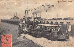 50 - CHERBOURG - SAN49057 - Le Vapeur "Wilkommen" Sortant Des Jetées - Cherbourg