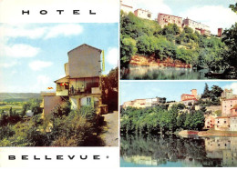 46 . N°kri11505 . Puy L'eveque  . Restaurant Bellevue  .  N°  . Edition J. Baumgartner  . Cpsm 10X15 Cm . - Andere & Zonder Classificatie