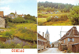 46 . N° Kri11519 . Comiac . Le Bourg Et Le Camping  .  N° . Edition De Luxe  . Cpsm 10X15 Cm . - Andere & Zonder Classificatie