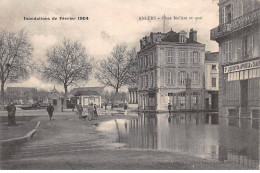 49-AM21969.Angers.Innondations De Février 1904.Place Molière Et Quai - Angers