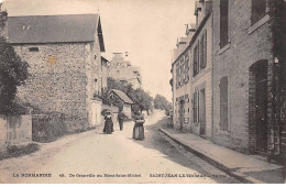 50-SAN59287-SAINT-JEAN LE THOMAS.La Rue Principale.De Granville Au Mont-Saint-Michel - Sonstige & Ohne Zuordnung