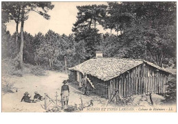 40 . N° 48929 . Scenes Et Types Landais .cabane De Resiniers - Otros & Sin Clasificación