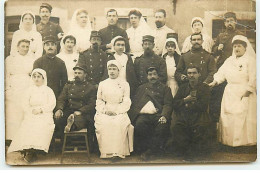 42 - N°88283 - SAINT ETIENNE - Hôpital Militaire - Infirmières Et Militaires Blessés - Carte Photo - Saint Etienne